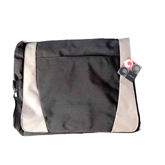 Leeds Messenger Computer Bag for Laptop Briefcase Canvas Case Bag NWT - Picture 3 of 7